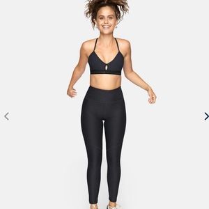 Outdoor Voices 7/8 Warm up leggings sz S Charcoal